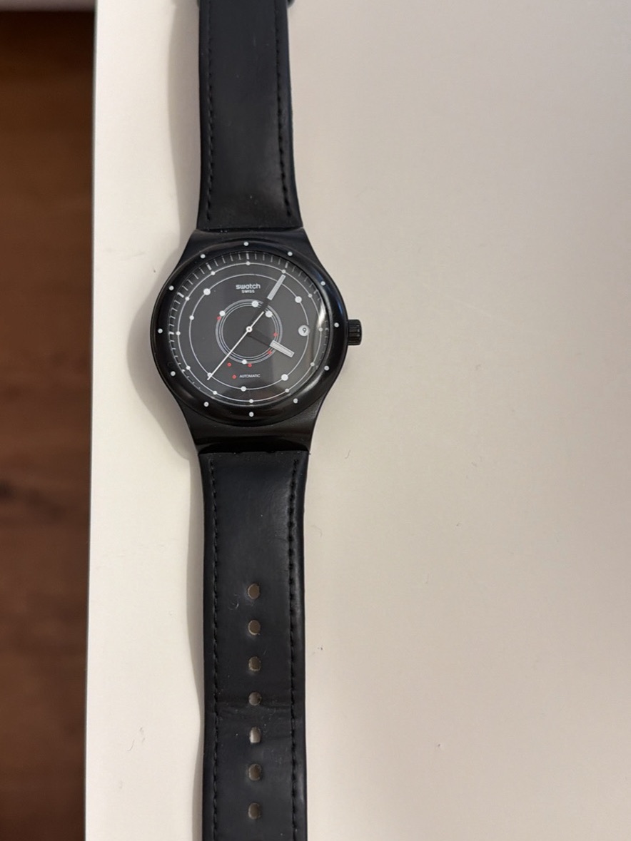 Swatch Black Sistem51 Automatic Watch Sutb400